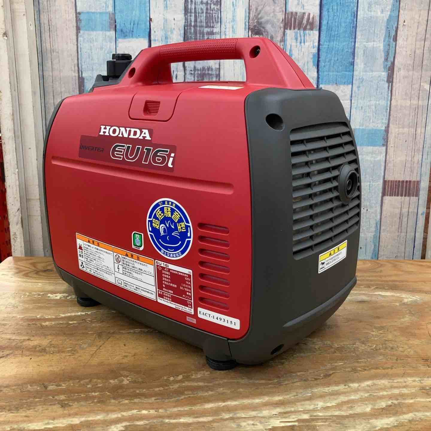 中古美品】☆ホンダ(HONDA) インバーター発電機 EU16i レギュラー