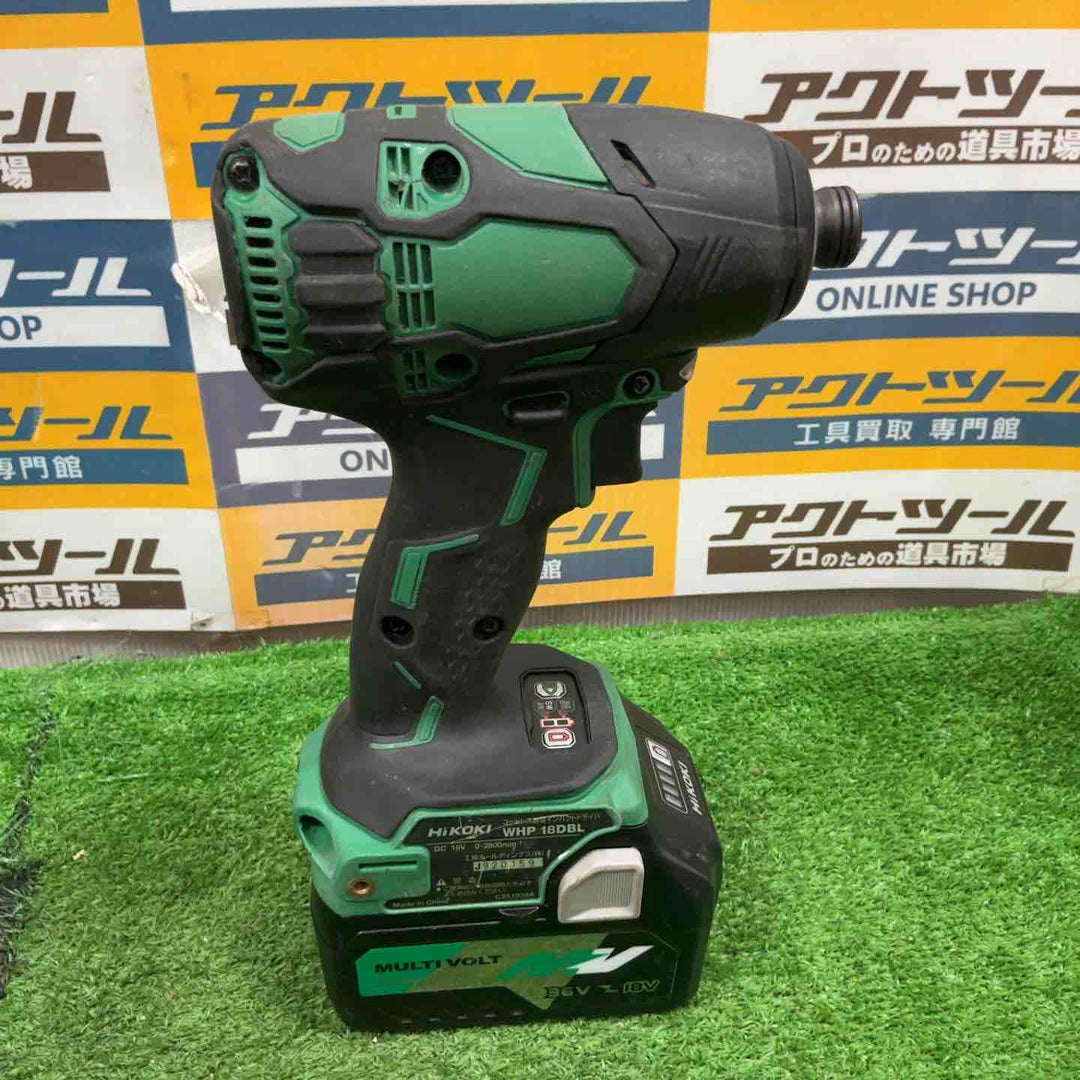 ★ハイコーキ(HIKOKI ※旧:日立工機) コードレスソフトインパクトドライバー WHP18DBL(2LXPK)【草加店】