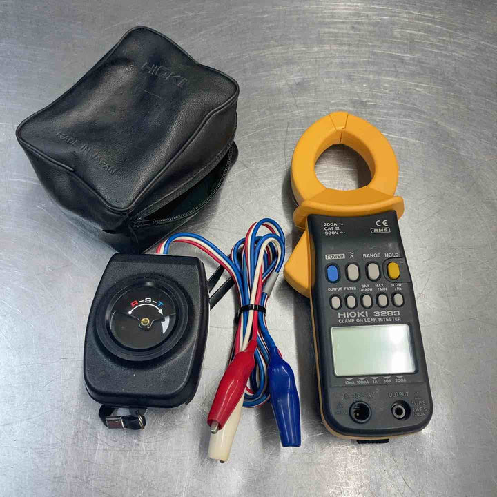 【中古品】 HIOKI(日置電機) 三相交流検相器3122 クランプオンリークハイテスタ 3283 2個セット 【東大和店】