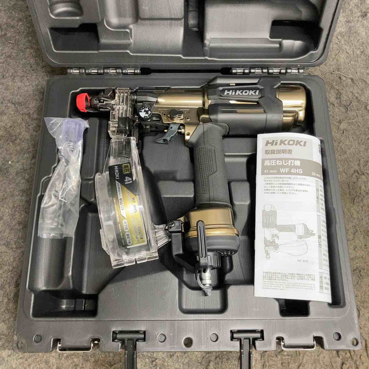 【未使用品】 ハイコーキ/HIKOKI (※旧：日立工機) 高圧エアネジ打ち機 WF4HS 【鴻巣店】