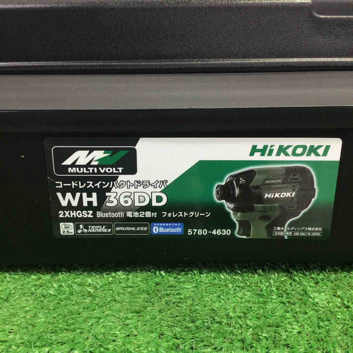 ★ハイコーキ(HIKOKI ※旧:日立工機) コードレスインパクトドライバ フォレストグリーン WH36DD(2XHGSZ)【町田店】