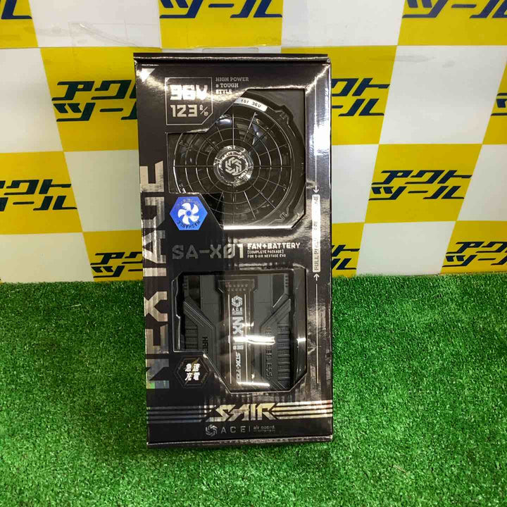 シンメン S-AIR ファン+バッテリーフルセット SA-X01 6ブラック【越谷店】