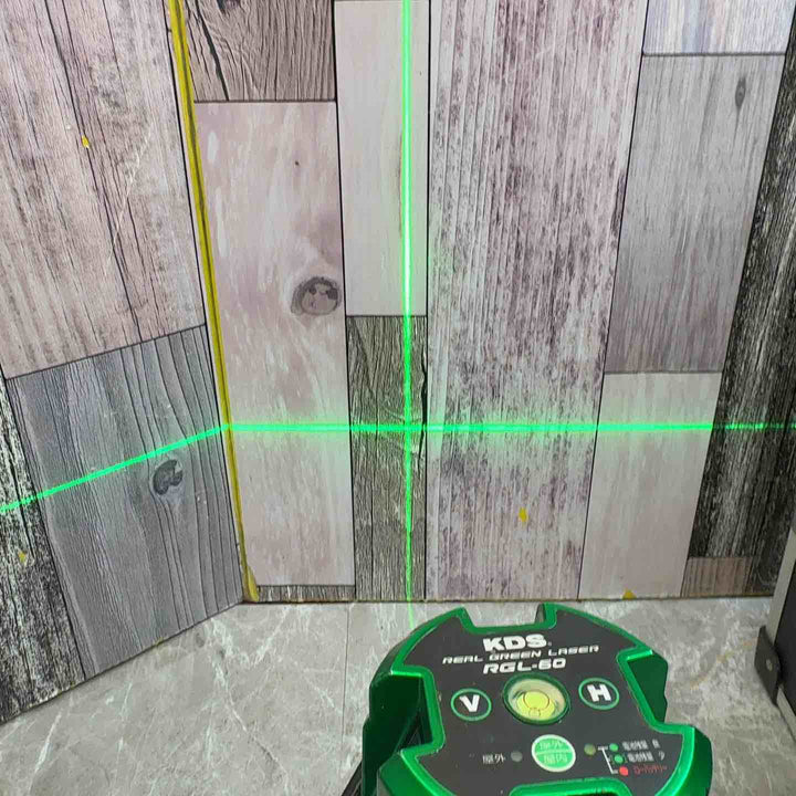 ◇KDS グリーンレーザー墨出し器 RGL-60  矩十字・横【八潮店】