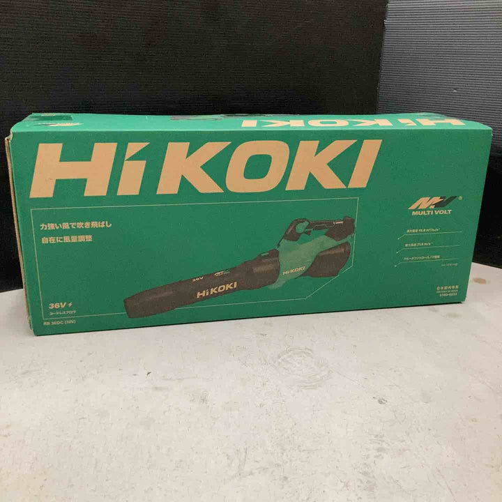 ★ハイコーキ(HIKOKI) 36V コードレスブロワ RB36DC(NN)(本体のみ)【戸田店】
