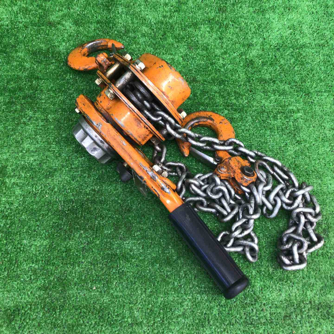 【現状品】 バイタル工業 1ton レバーチェーンブロック NR2-10 【鴻巣店】