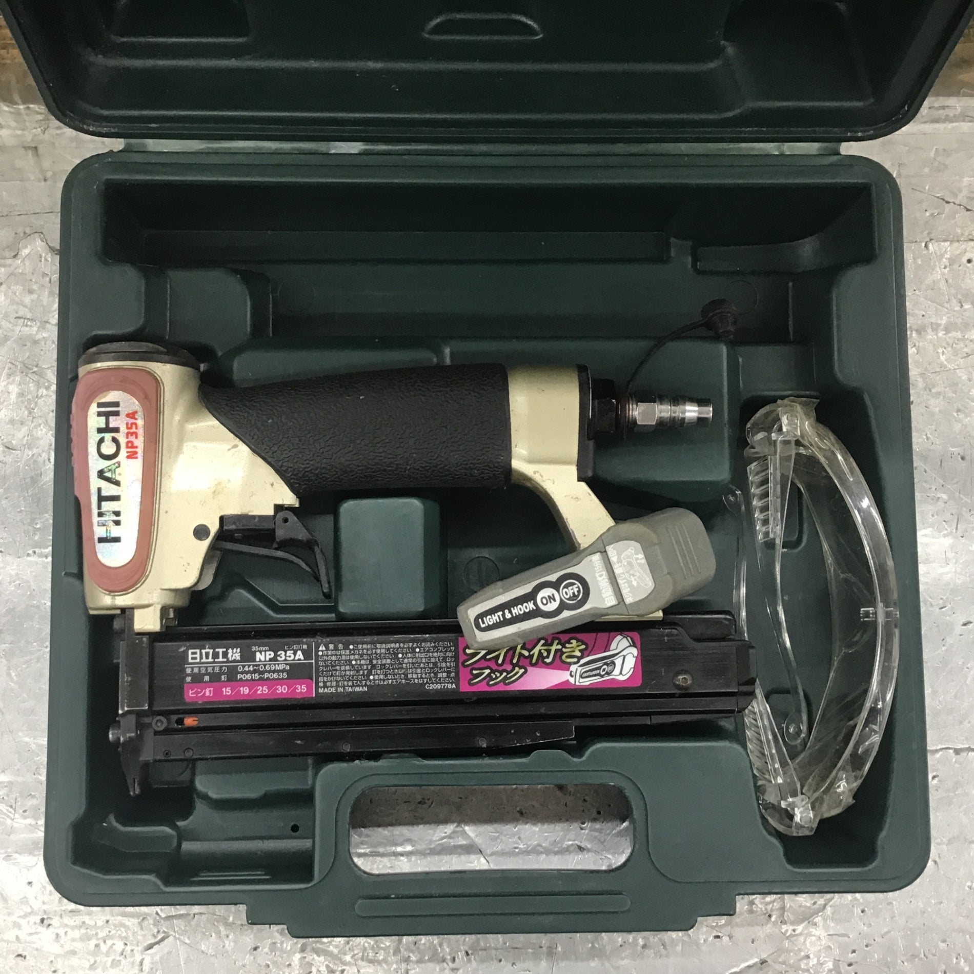 ☆ハイコーキ(HIKOKI ※旧:日立工機) 常圧ピンネイラ NP35A【所沢 ☆ハイコーキ(HIKOKI ※旧:日立工機) 常圧ピンネイラ NP35A【所沢