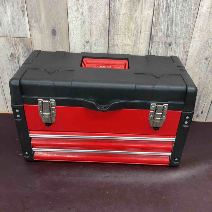 【中古品】 SK11(藤原産業) ツールボックス STC-502R 2段引き出し 工具箱 鍵付き 【東大和店】