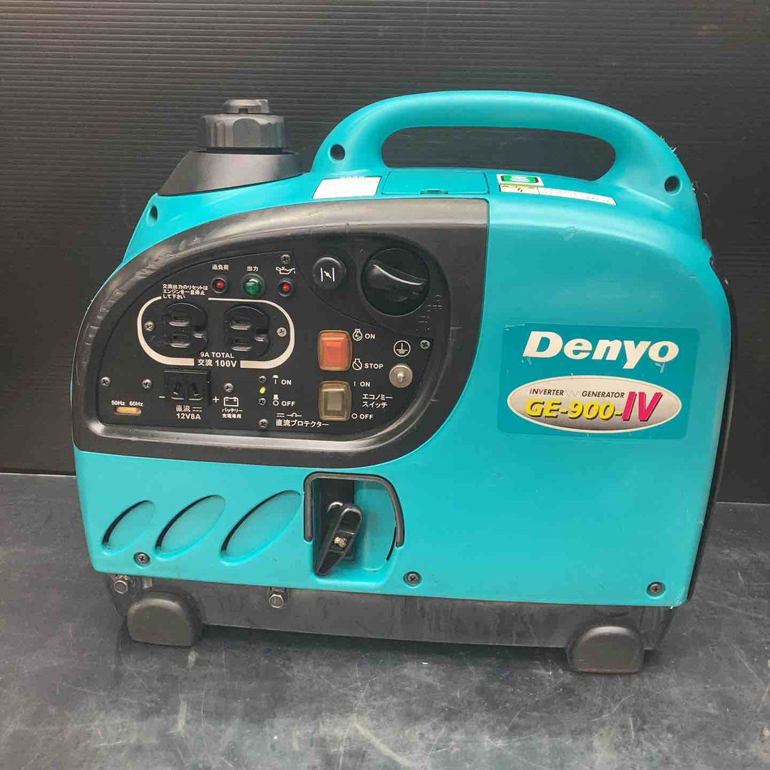 ★デンヨー(Denyo) インバーター発電機 GE-900SS-IV (GE-900-IV)【川越店】