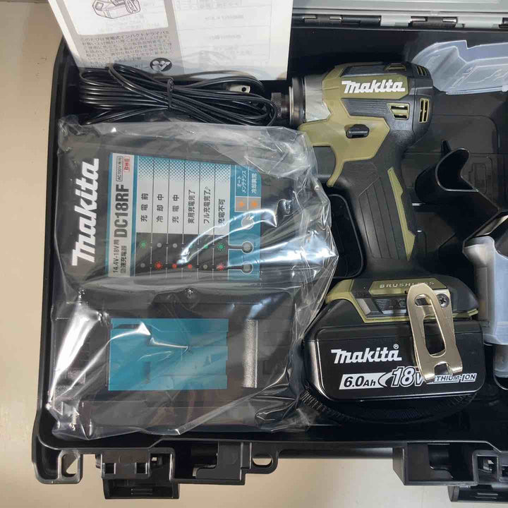 ★マキタ(makita) コードレスインパクトドライバー TD173DRGXO バッテリー2個付属 純正品【戸田店】