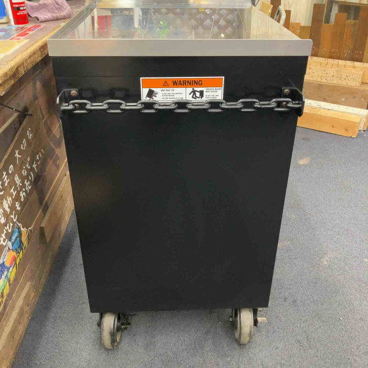 【店頭受取り限定】MACTOOLS マックツール 7ドロワー（7段）シングルバンク ロールキャビネット E2722-B-FBBL アルミ天板付き【柏店】