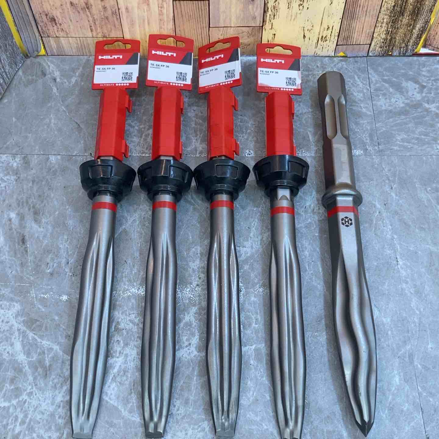 HILTI ヒルティ ブルポイント TE-SX FP 36 4本 TE-SX FM 1本(型式おそらく/パッケージ無し)【八潮店】 HILTI ヒルティ ブルポイント TE-SX FP 36 4本 TE-SX FM 1本(型式