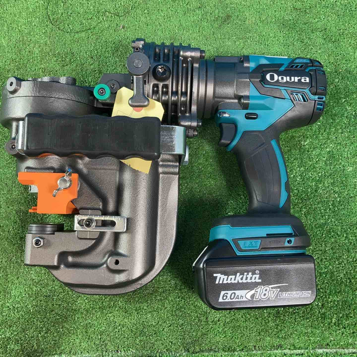 オグラ/Ogura 18Vコードレスパンチャー HPC-NF209WBL BL1860B 1個付きフルセット マキタ 18Vバッテリー仕様【岩槻店】