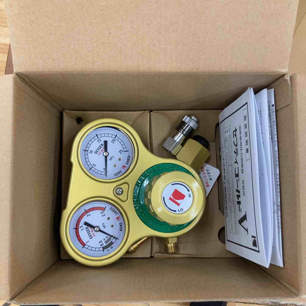 ◇小池酸素 容器圧力調整器 セフティゴールドV SGV-1 (酸素用)【柏店