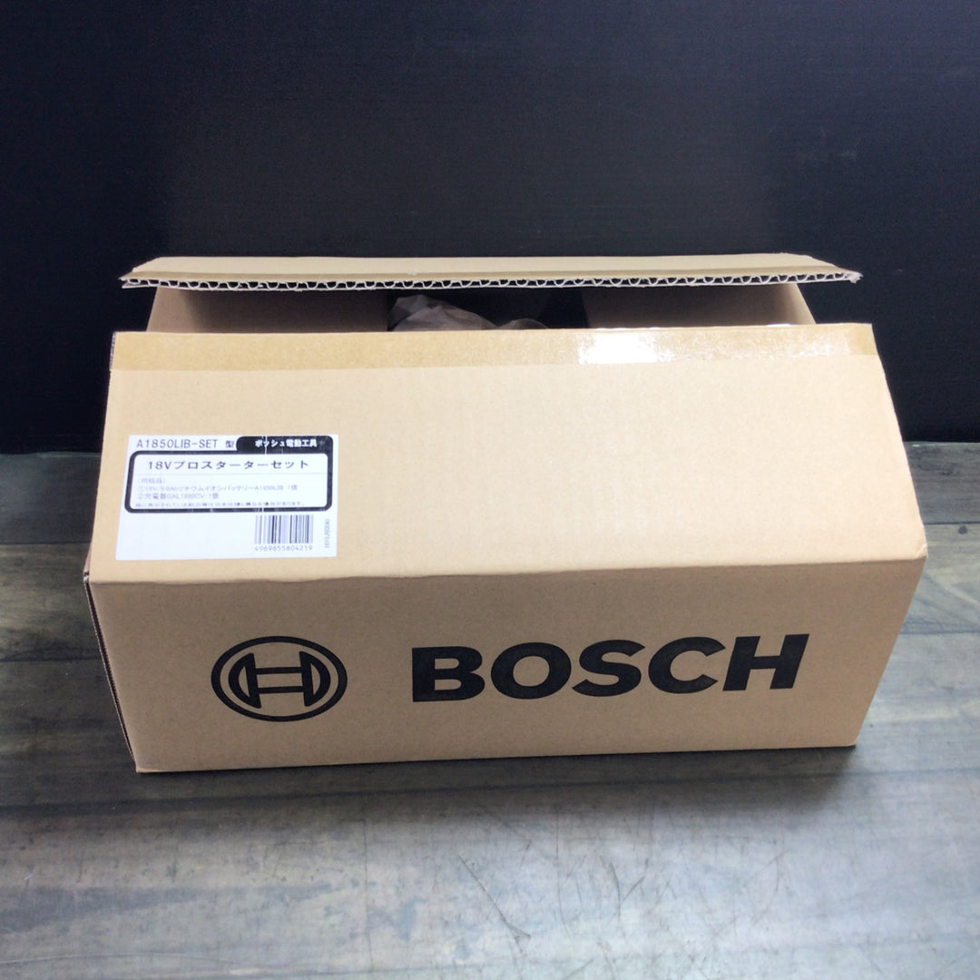 〇Bosch Professional(ボッシュ)18V バッテリー充電器セット(プロ用18V5.0Ahバッテリーx1個と高速充電器GAL1880CVx1個付) A1850LIB-SET【東大和店】