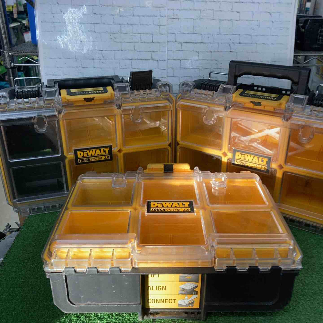 DEWALT デウォルト タフシステム2.0 半角オーガナイザー DWST83392-1 ツールボックス TOUGH SYSTEM2.0 3個セット【町田店】