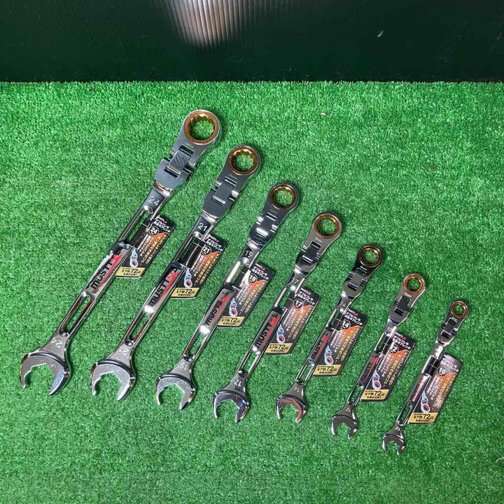 【未使用品(店頭展示品)】マストツール(musttool) ダブルフレキ 軽量ギアレンチ 24～10 計7本セット【岩槻店】
