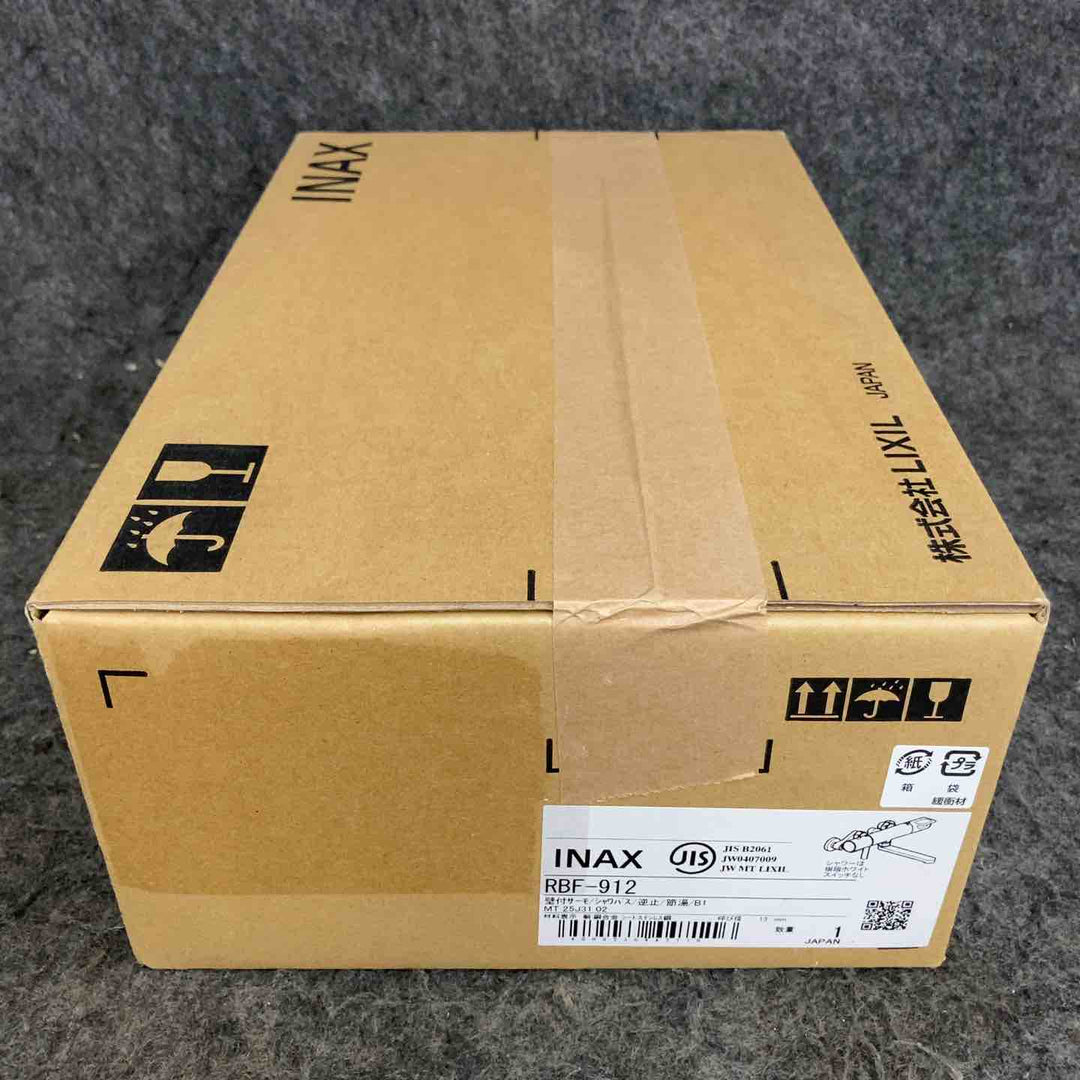 【未使用品】 LIXIL/リクシル 浴室水栓 サーモスタット付 RBF-912(メッキハンドル・エコフルシャワー) 一般地用 シャワーバス水栓 混合水栓 INAX 【鴻巣店】