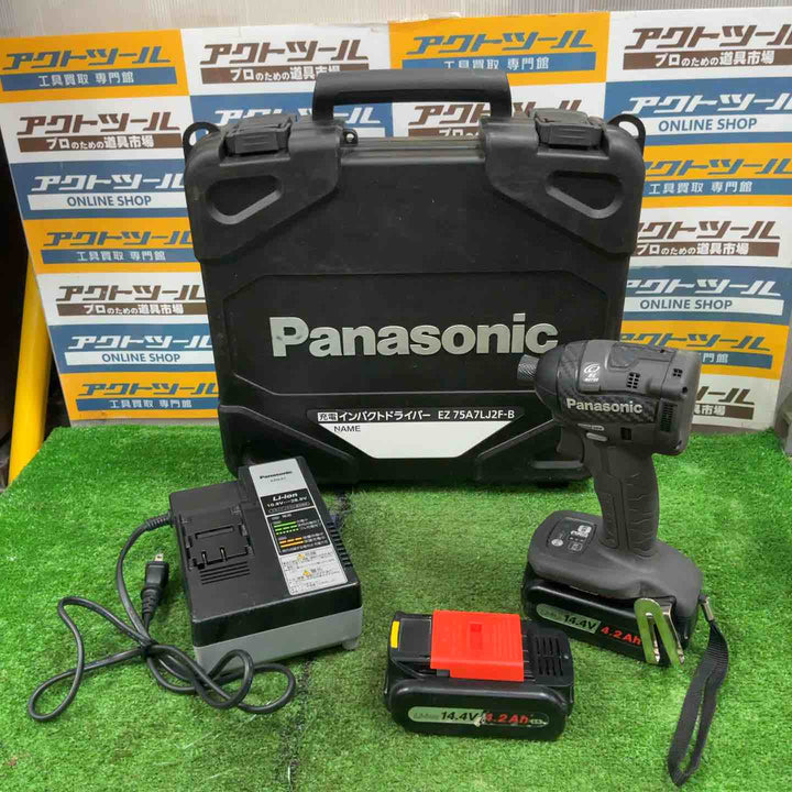 ★パナソニック(Panasonic) コードレスインパクトドライバー EZ75A7LS2F-B【草加店】