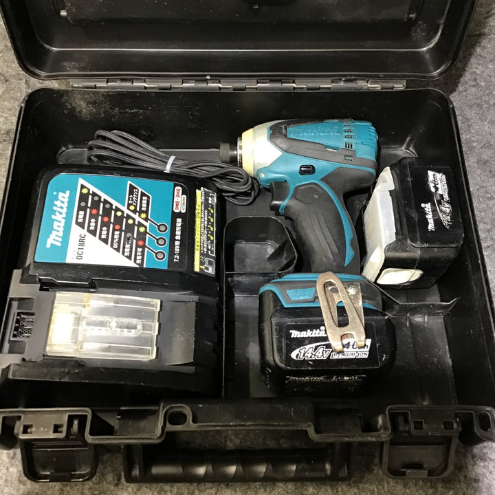 ★マキタ(makita) コードレスインパクトドライバー TD134DX2 4.0Ahバッテリー2個【川越店】