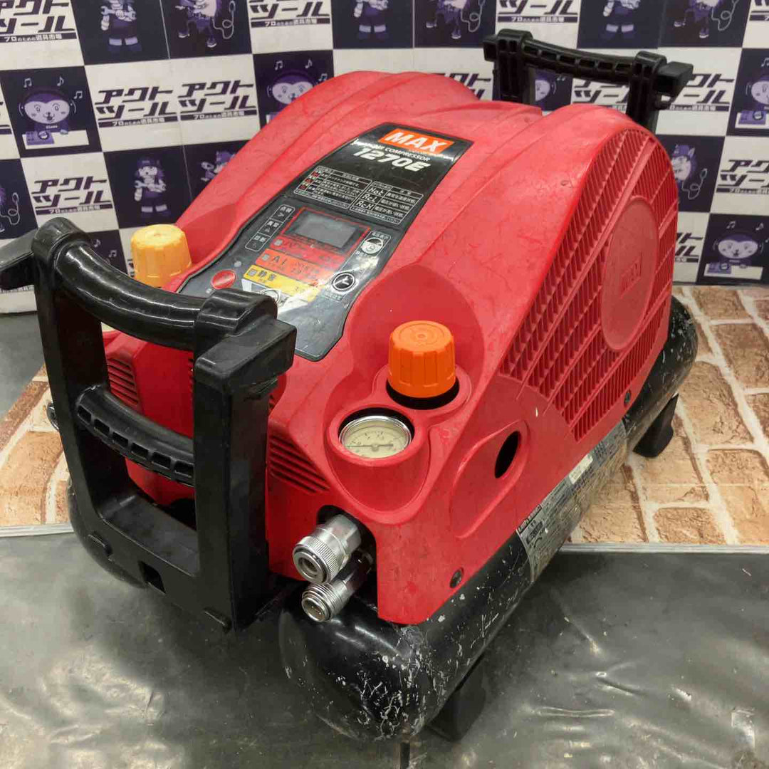 ★マックス(MAX) エアコンプレッサー AK-HL1270E_レッド【所沢店】