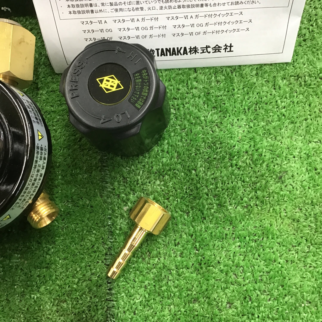 日酸TANAKA マスター6 OGガード付 Q832C　酸素調整器　溶断　溶接 関東式　【桶川店】