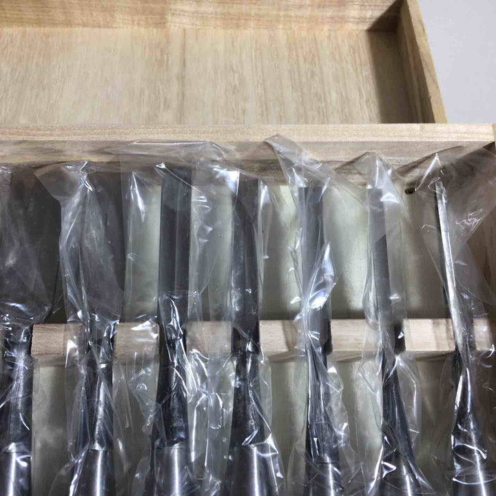 【未使用品】越秀 鑿 墨流し 10本組 鑿 鉋 大工道具【戸田店】