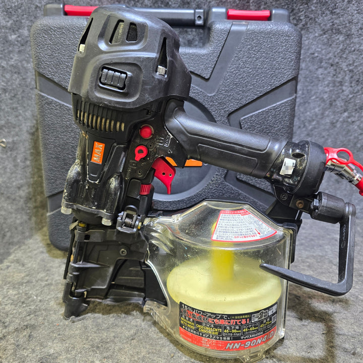 【中古品】マックス(MAX) 高圧エア釘打ち機 HN-90N4(D) 限定色 ブラック【桶川店】