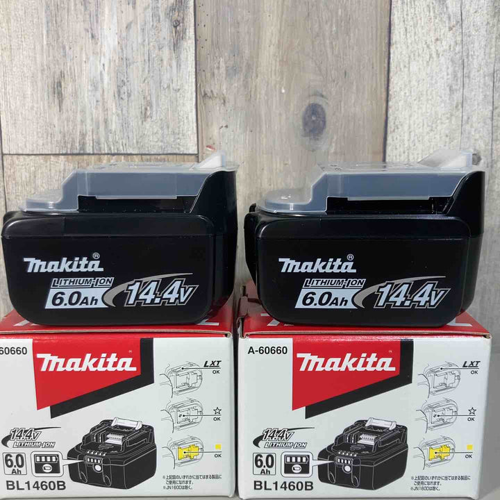 ▼マキタ(makita) リチウムイオンバッテリー 14.4V/6.0Ah BL1460B 2個セット【戸田店】