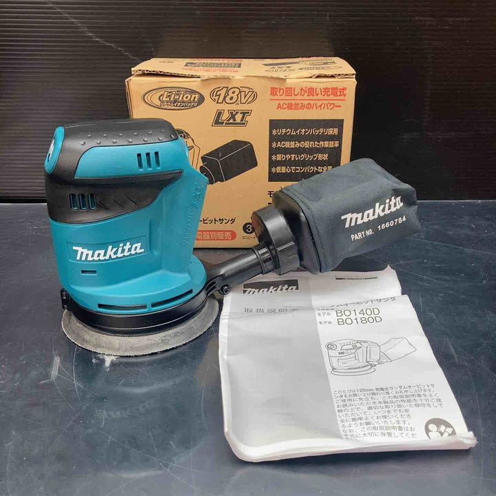 ★マキタ(makita) コードレスランダムオービットサンダ BO180DZ【川越店】