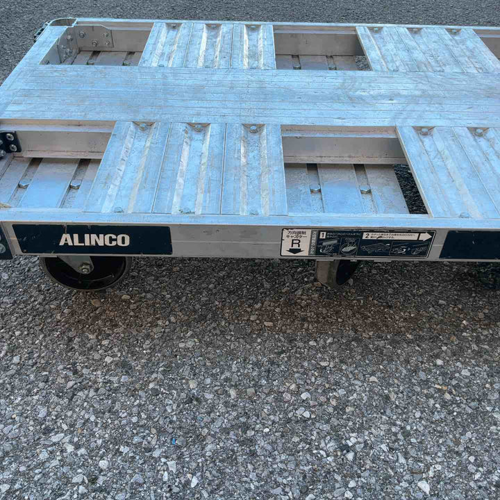 【店頭受取り限定】アルインコ 台車 6輪 1t 平台車 ダンク MTR1000 750x1200mm アルミ製 方向規制機能付 最大積載質量1000kg【草加店】