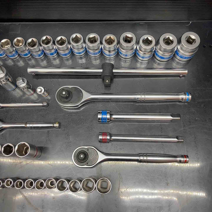 ◇SK11 フルソケットレンチセット TS-2465M 差込角:6.3mm 9.5mm 12.7mm 65点 1セット【川越店】