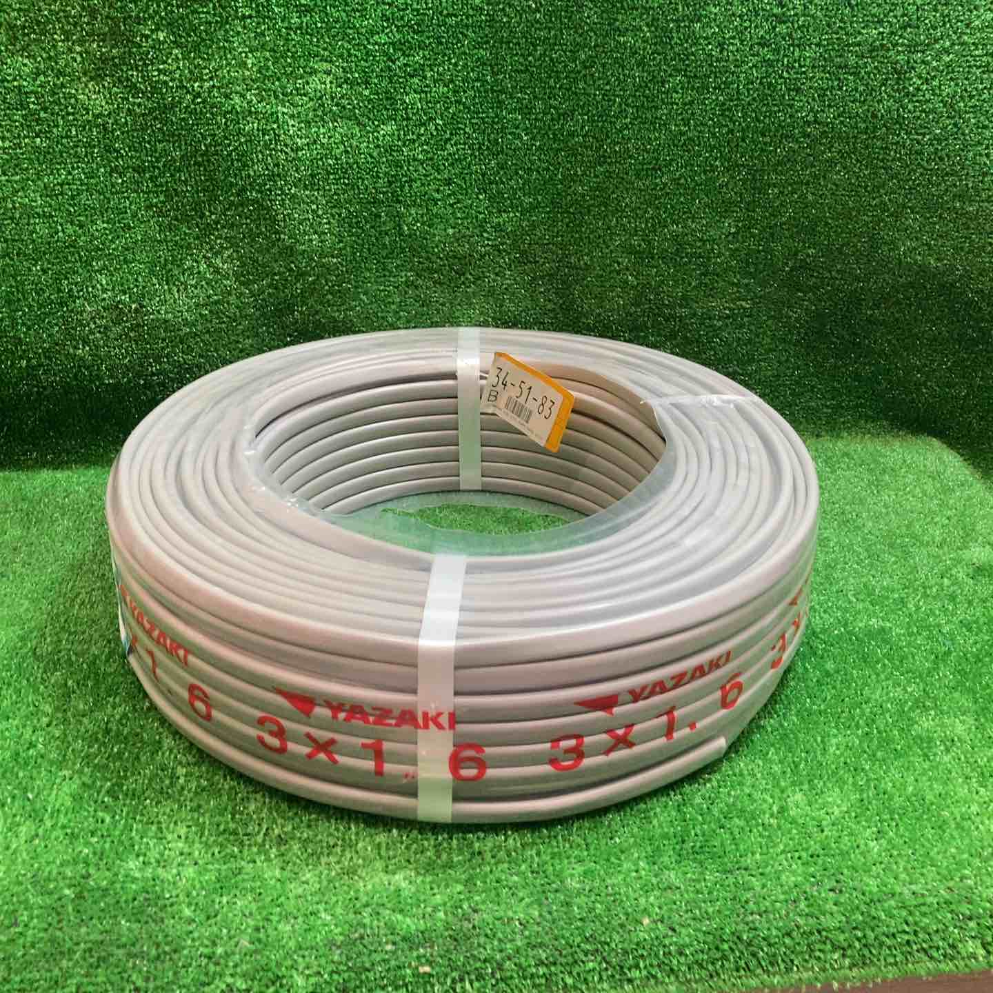 [1巻き売り]YAZAKI 3×1.6 VVF Fケーブル 楽天市場】製造1年以内 YAZAKI 矢崎エナジーシステム VVFケーブル 3