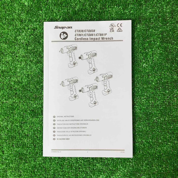 スナップオン/Snap-on 14.4V 3/8sq コードレスインパクトレンチ CT861GMDB 本体のみ ガンメタ【岩槻店】