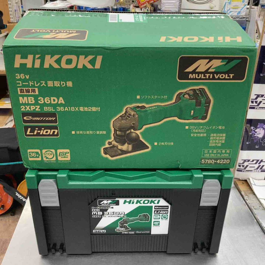 ★ハイコーキ(HIKOKI ※旧:日立工機) 直線用コードレス面取り機 MB36DA(2XPZ) 【所沢店】
