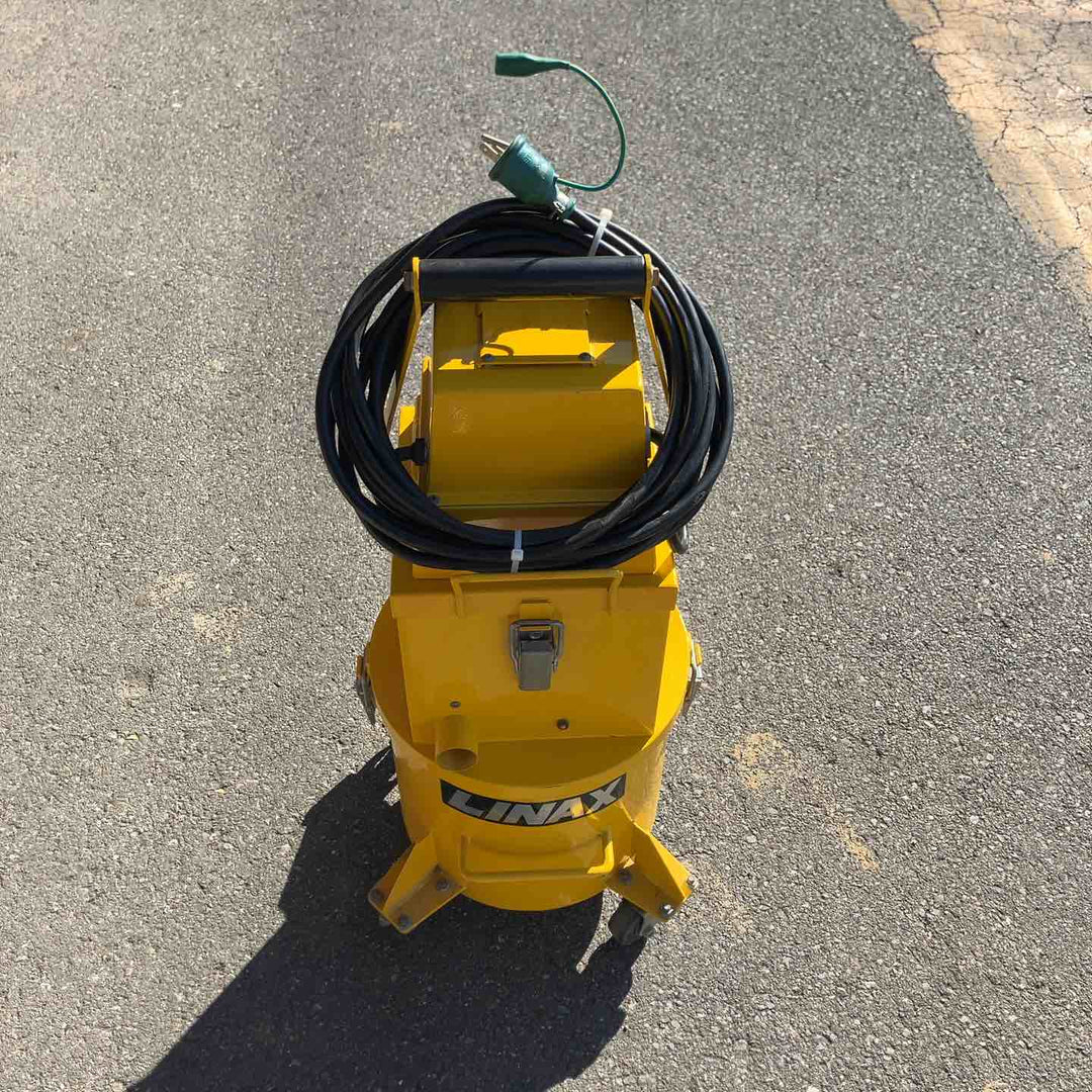 【中古品・店頭受取り限定】 ライナックス/LINAX 床表面研削機/ポルチェ・K-20E 専用集じん機＆替え刃セット 【桶川店】