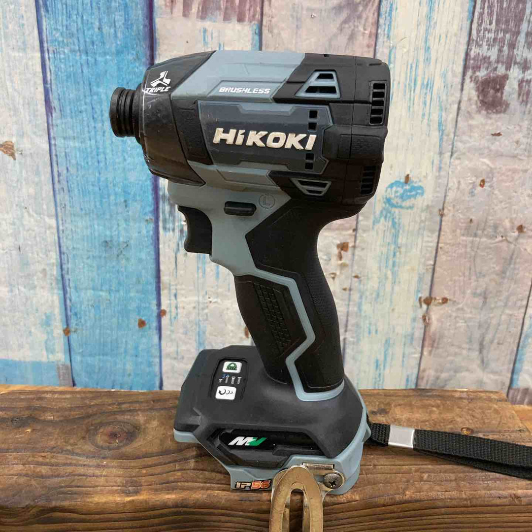 【中古品】★ハイコーキ(HIKOKI ※旧:日立工機) コードレスインパクトドライバー WH36DD(2XHSZ)(IG) 限定色 アイスグレー フルセット【柏店】