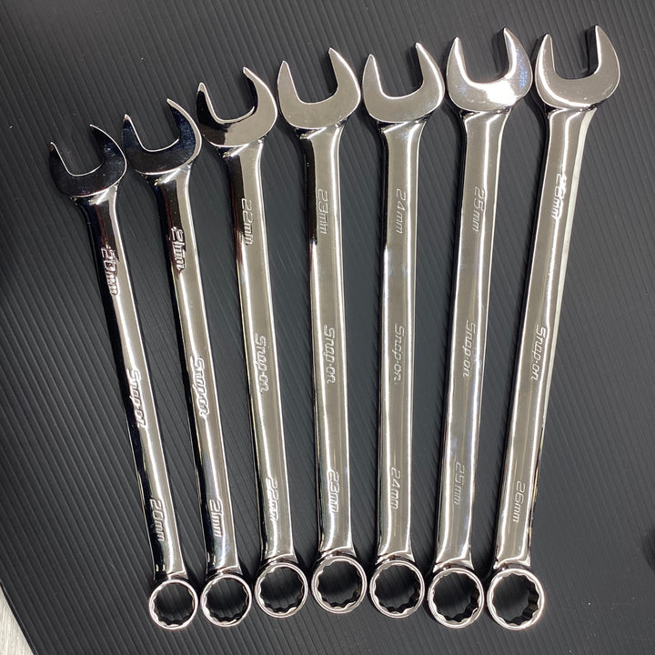 ▲スナップオン(Snap-on)スタンダードコンビネーションレンチ 25本フルセット　OEXM725KB【越谷店】