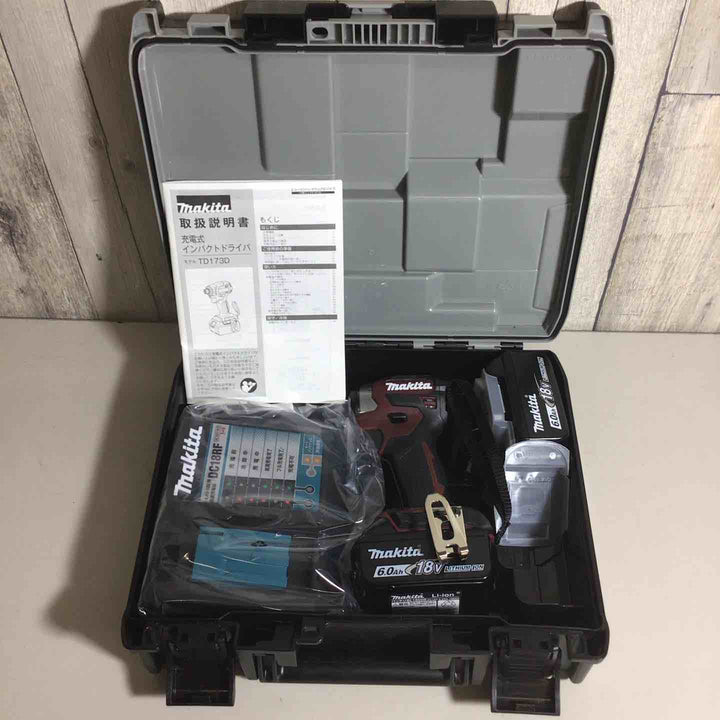 ★マキタ(makita) コードレスインパクトドライバー TD173DGXAR【戸田店】