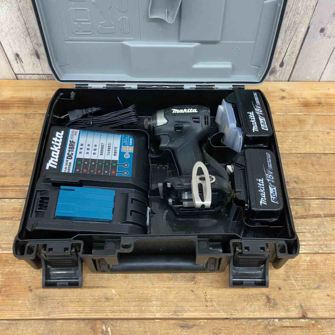 【タイムセール】 【中古品】 マキタ(makita) コードレスインパクトドライバー TD173DRGXB フルセット 黒 状態良好 【東大和店】