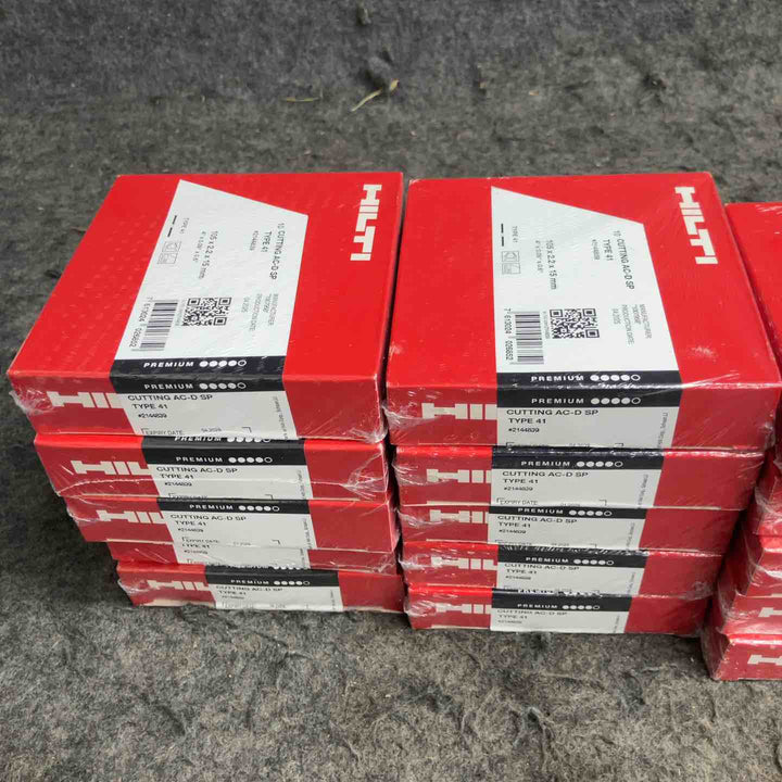 HILTI ヒルティ/切断砥石/AC-D SP TYPE41 105×2.2×15mm＃2144839*29点 計290枚 有効期限 2028年1月と4月【鴻巣店】