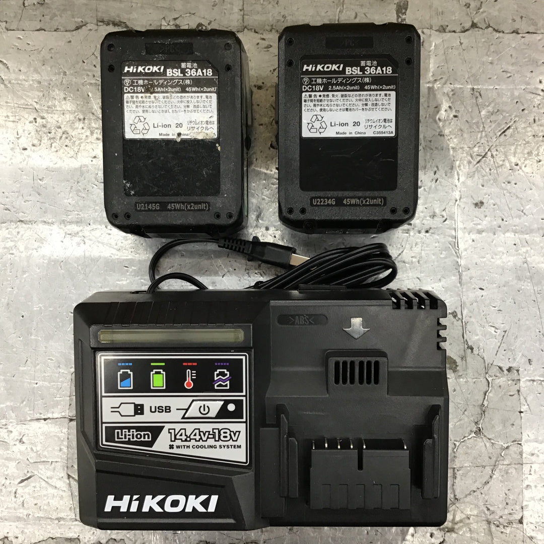 〇ハイコーキ(HIKOKI ※旧:日立工機) 18Vコードレスインパクトドライバ WH18DDL2(LXCK)(B)【所沢店】