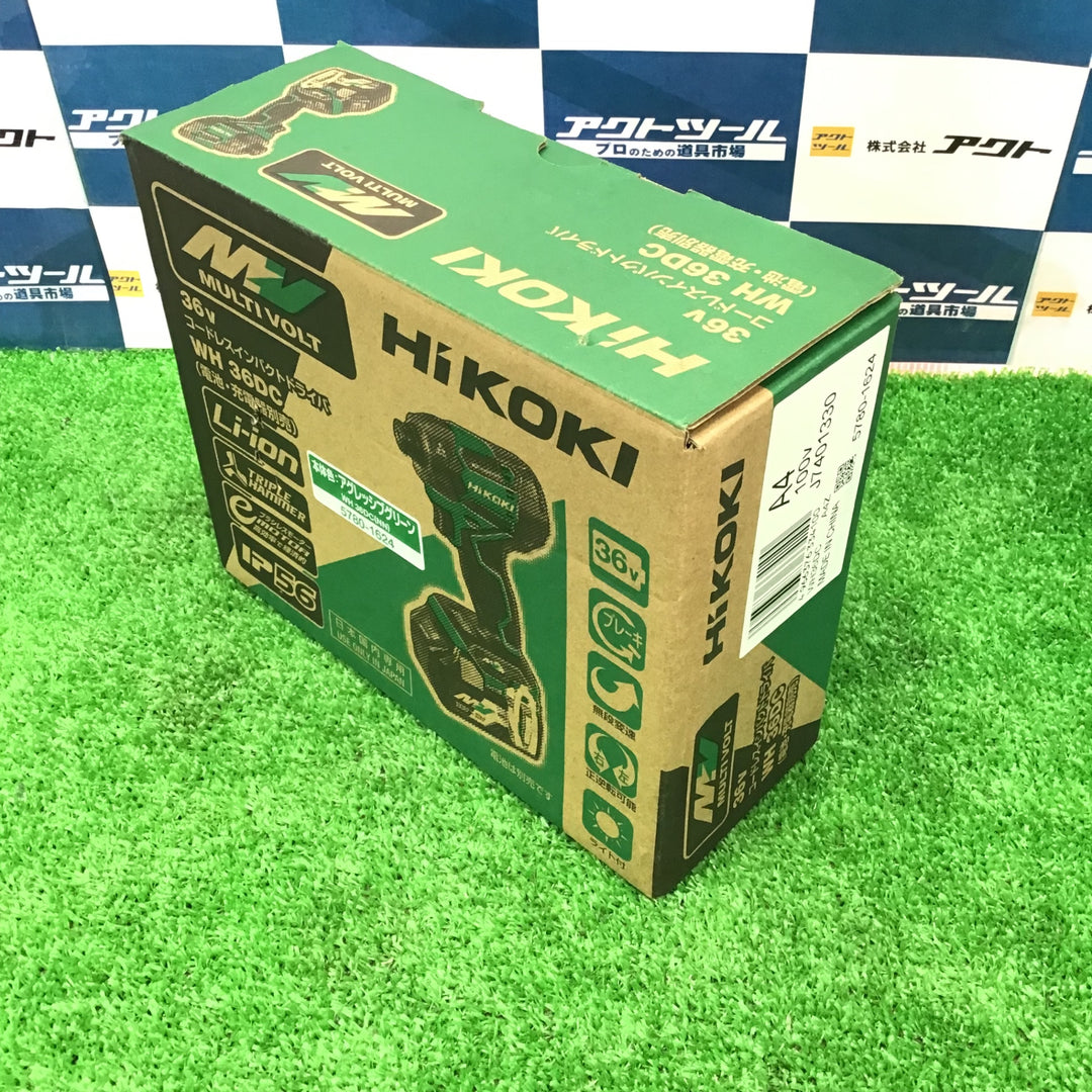 【未使用】ハイコーキ(HIKOKI ※旧:日立工機) コードレスインパクトドライバー WH36DC(NN)【草加店】