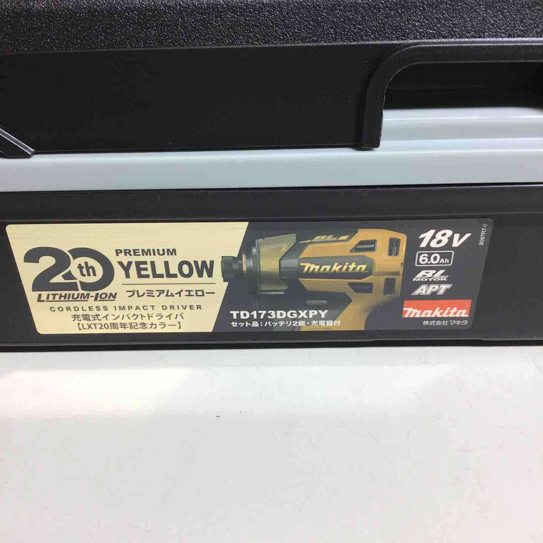 【未使用品】 マキタ makita コードレス インパクトドライバー TD173DGXPY LTX20周年限定色 プレミアムイエロー 本体＋ケース 【戸田店】
