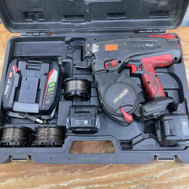 【中古品】メーカー修理品 マックス MAX 鉄筋結束機 ツインタイア RB-440T-B2C/1450A 14.4V フルセット ワイヤー4個つき！【柏店】