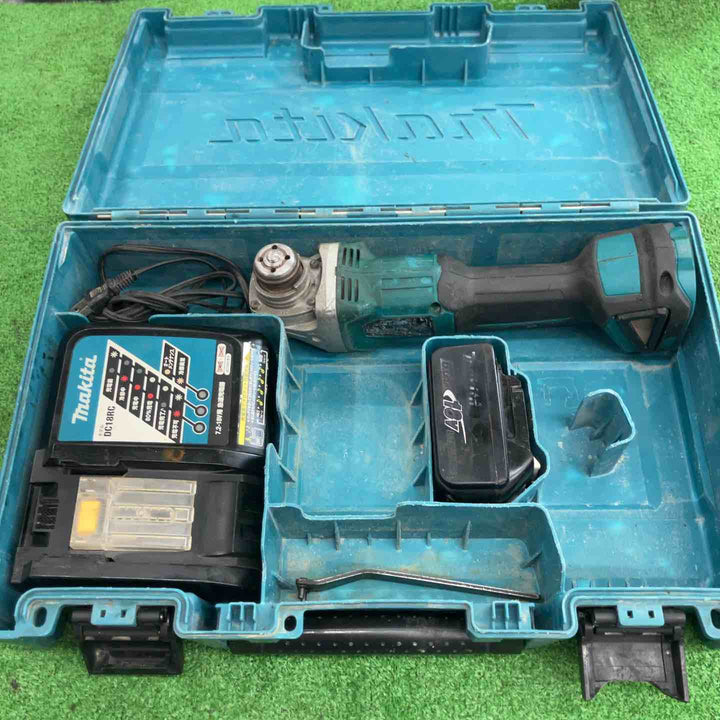 【現状品】 マキタ/makita 充電式グラインダ・GA404DRF 【桶川店】