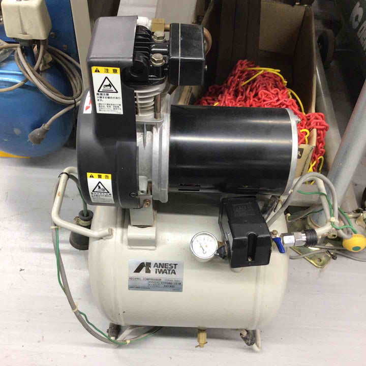 【中古品】【194】アネスト岩田 オイルフリーコンプレッサ0.4KW三相200V TFP04B-10M【戸田店】