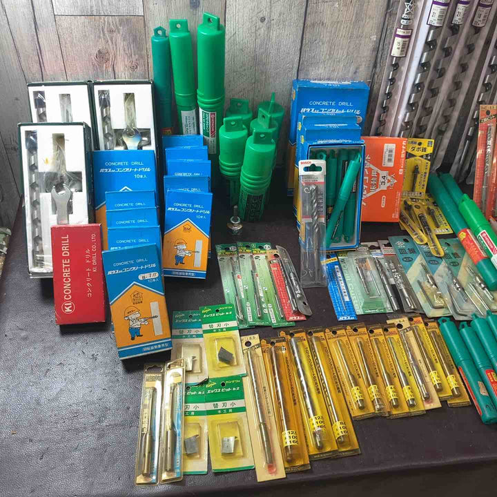 【未使用(店頭展示品)】コンクリートビット・コアビット まとめ ハウスBM HITACHI ミヤナガ 計215点【東大和店】