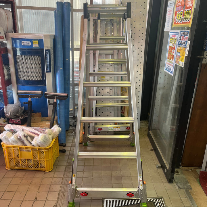 【店頭受取り限定】　アウトリガー一体式脚立 ダン吉  AN-180【草加店】