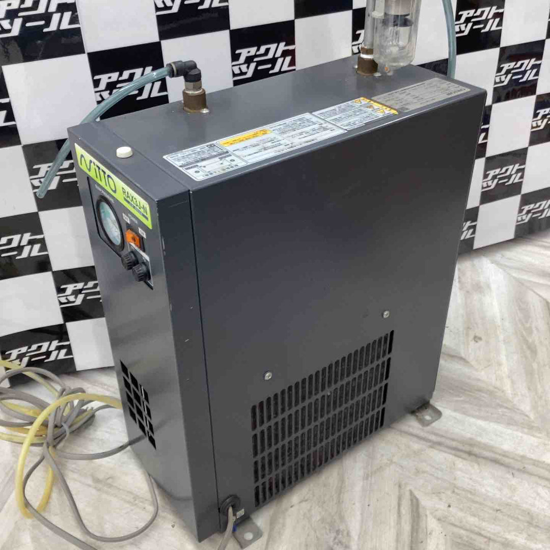 【店頭受取り限定】RAX3J-N エアコンプレッサー 水分除去 クリーンな空気 乾燥歯科 クリニック 精密加工 自動車整備 修理機械 DIY 手芸 家具修理 【越谷店】