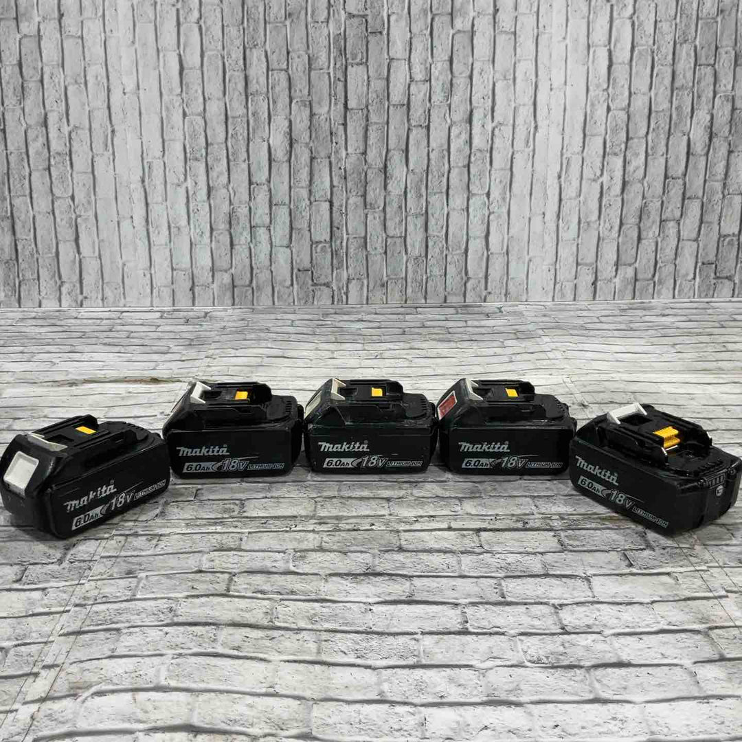 【現状品】②★マキタ(makita) リチウムイオンバッテリー 18V/6.0Ah BL1860B 10個セット 保証なし【川口店】